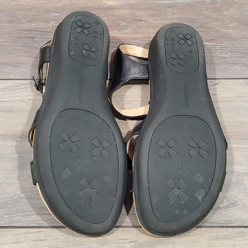 Naturalizer Women Comfort Ankle strap leather shoes sz 10M sandals - Picture 9 of 12